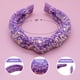 thumbnail image 4 of Diadema FROG SAC con nudo de lentejuelas morada para niñas, 4 of 8