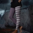 thumbnail image 6 of Tnhcen Women's Striped Print Yoga Pants - Fleece Lined Workout Leggings Slim Fit for Fitness Running & Casual Athleisure (S-3XL Available in Multi-Color ), 6 of 9
