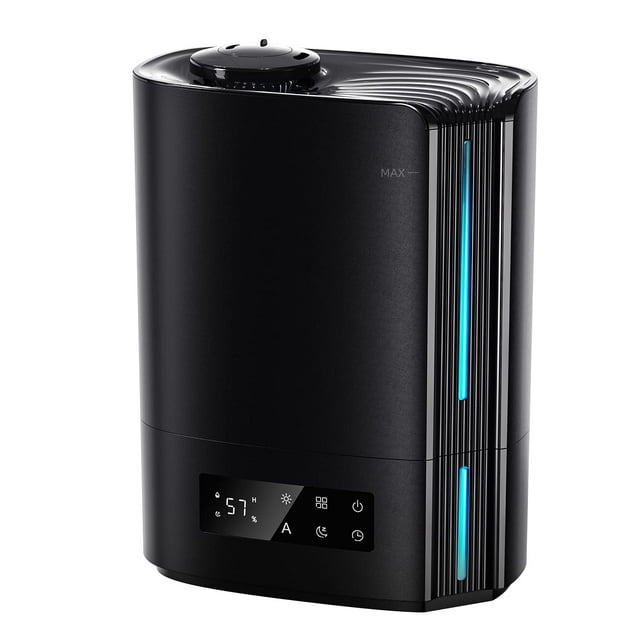 BREEZOME 6L Humidifiers for Bedroom Large Room, Ultrasonic Top Fill Cool Mist Humidifiers & Essential Oil Diffuser for B