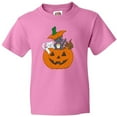 thumbnail image 3 of Inktastic Halloween Kitties in Pumpkin Youth T-Shirt, 3 of 5