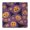 Halloween-650, variant on Spooky Halloween themed elastic edge table cover perfect for 34x34 inch square tables, features stretchy fitted design with pumpkin and ghost patterns for holiday decor