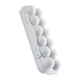 thumbnail image 3 of Caja de almacenamiento de huevos, soporte de plástico apilable para huevos, organizador de almacenamiento de rejillas con tapa a presión, Organizadores de utensilios de cocina Gris 12 rejilla Inteprter HA003342-03, 3 of 6