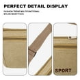 thumbnail image 3 of Casual simple messenger bag, large-capacity business wallet, sports waist bag - Khaki, 3 of 5