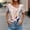 Multicolor 4, variant on Plus Size Blouses for Women Short Sleeve Floral Print Graphic T-Shirts for Party V-Neck Summer Loose Clothes Multicolor, Sizes S-3X