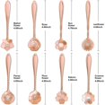 thumbnail image 2 of 32 Pcs Set Stainless Steel Flower Coffee Spoon Dessert Spoon Set, 2 of 4
