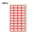thumbnail image 4 of 50 Pieces/Bag Salt Sugar Seasoning Bottles Container Boxes Label Label Stickers Home Boxes Adhesive Tags Portable Gadget Accessories Red, 4 of 8
