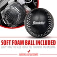 thumbnail image 5 of Franklin Sports Meshtek Kids Teeball Glove + Ball Set, 9.5 in, Black/White/Grey, Right Hand Throw, 5 of 7