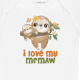 thumbnail image 4 of Inktastic Cute Sloth I Love My Memaw Boys or Girls Baby Bodysuit, 4 of 5