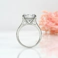 thumbnail image 6 of Silvago Jewel White Gold Over 14k Silver Diamond Rings - Oval Cut Excellent 2 Ct Diamond Ring For Women's - East west Oval Cut Diamond Rings for Women's - Solo Stone Diamond Rings for Women's, 6 of 10