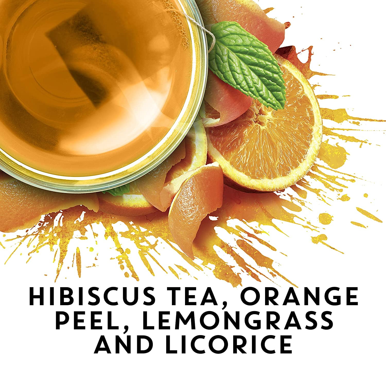 Wild Sweet Orange Tea Bags, Unsweetened Herbal Tea, Caffeine-Free, 120 Total Tea Bags (20ct - Pack of 6)