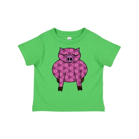 

Inktastic Patterned Pig Gift Toddler Boy or Toddler Girl T-Shirt