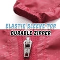 thumbnail image 5 of Raincoat for Men Rain Jacket Windbreaker Waterproof Jacket Raincoat Cycling Running Hiking Gear Hood Lightweight Packable, 5 of 8