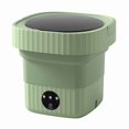thumbnail image 1 of Green Portable Washing Machine,Foldable,Mini Washer for Baby Clothes, Underwear or Socks,Small Clothes, 1 of 5