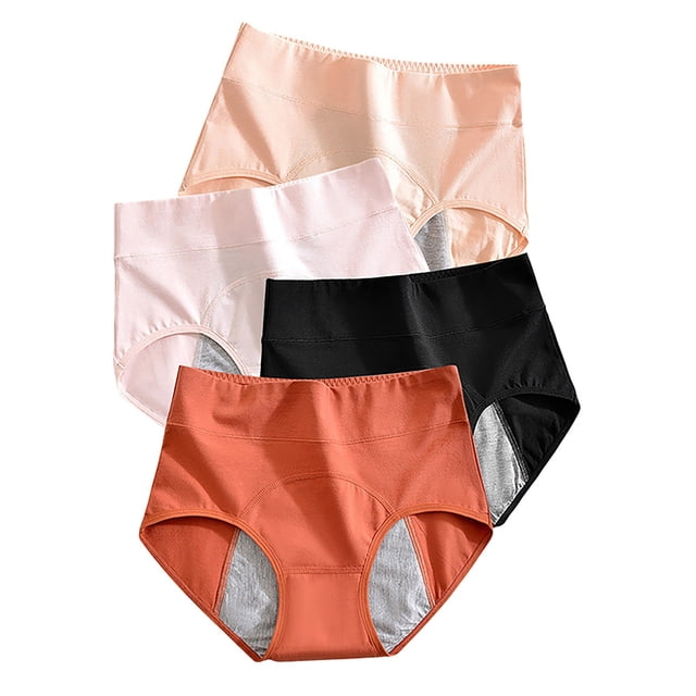 Womens High Waisted Bikini Underwear Smooth Hipster Underwear Breathable Ladies