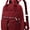 Burgundy, variant on Convertible Backpack for Women, Casual Multi-Pocket Handbag Lightweight Waterproof Daypack for Travel Hiking Work Everyday