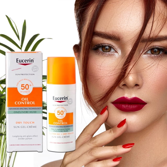 Eucerin Protector solar facial anti edad con ácido hialurónico FPS 50+, Sun, 50 ml