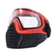 thumbnail image 3 of Máscara de esgrima Equipo de protección facial Correa ajustable profesional universal Rojo Negro, 3 of 9