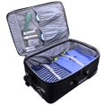 thumbnail image 2 of Luggage U.S. Traveler New Yorker, juego ligero de 4 piezas, gris, 2 of 9