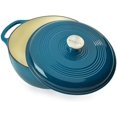 thumbnail image 4 of Enameled Cast Iron Round Dutch Oven, 6 qt., Turquoise, 4 of 9