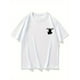 thumbnail image 1 of Men's Casual Cotton T-Shirt with Cute Cat Print - Breathable, Loose Fit Summer Tee, 1 of 6