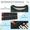 thumbnail image 2 of FORMRS Boys Rash Guard Short Sleeves Swim Shirt Quick Dry UPF 50+ Sun Protection, Sizes 3-12T, Black Christmas Light, 2 of 6