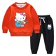 thumbnail image 3 of Conjunto de suéter de ropa para niños de Hello Kitty nuevo para niñas más terciopelo grueso cálido invierno Casual deportes conjunto de manga larga para niños, 3 of 5