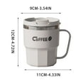 thumbnail image 2 of 304 Stainless Stay-Hot Camp Mug | Press Fit Drink Through Lid | Cup for Coffee, Tea and Drinks | Insulated Stainless Steel Coffee Mug | BPA-Free | Cream Gloss, 2 of 6