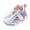 White, variant on Karoyedx Running Shoes for Girls Boys Light Up Sneakers Cute Canvas Shoes Fashion Lace Up Tennie Shoes for Kids White Size,11