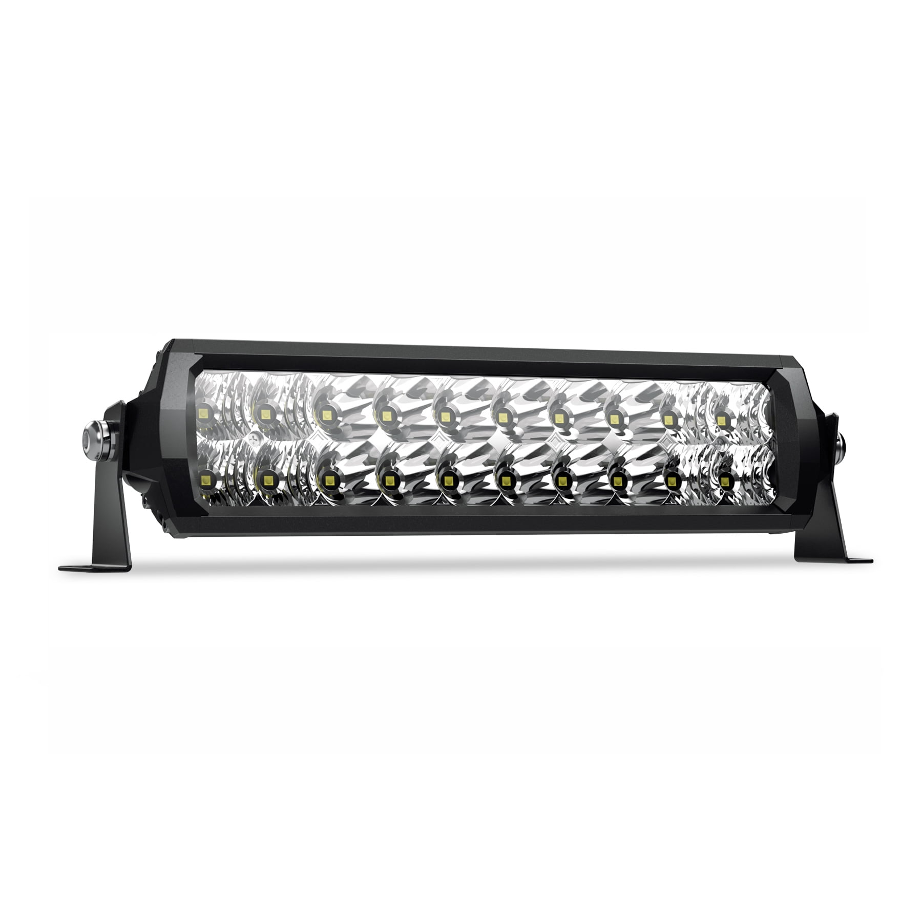 EK ENNOKING 10-Inch LED Light Bar, Screwless, Double Row, Waterproof, Spot & Flood Combo for Car, Pickup Truck, RV