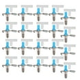 thumbnail image 2 of Metal Pastic  Fountain Drinker  Water Feeder 20PCS No Rust Durable Three Way For Pet For  White 3 Way, 2 of 8