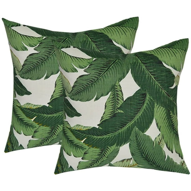 RSH Decor Set of 2 Indoor Outdoor Throw Toss Pillows Made with Tommy