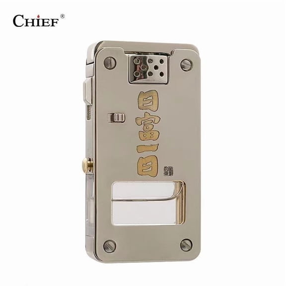 Kerosene lighter, Top Metal Pocket Lighter Daily Use, Sold Without Fuel.,705日富一日