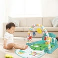 thumbnail image 3 of HJJLRH 2 In 1 Baby Kick and Play Piano Gym Mat Rack, Fitness Rack with Hanging Rattles Lights & Musical Keyboard Mat, Multi Function Crawling Mat Early Educational Toy for 0 18 Months, 3 of 3
