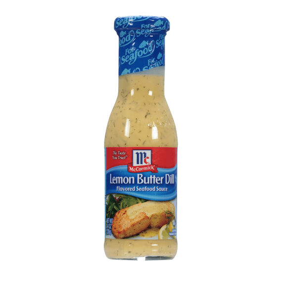 McCormick GOLDEN DIPT Kosher Lemon Butter Dill Sauce, 8.4 oz Bottle
