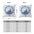 thumbnail image 6 of Wukai Not All Who Wander Are Lost2 Premium Polyester Fleece Pillow Covers with Hidden Zipper Closure,Luxuriously Soft and Durable-26"x26", 6 of 7