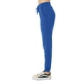 thumbnail image 2 of J. METHOD Women's Active French Terry Joggers Yoga Gym Workout Cotton Solid Sweatpants Lounge Sweat Pants with Pockets NEWP117 Royal S, 2 of 3