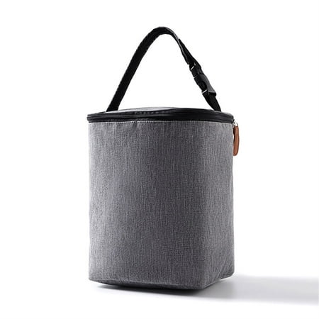 

Insulated Baby Bottle Bag Portable Breastmilk Storage Tote Polyester Feeding Bottle Pouch for Travel Carrier Cart