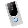 thumbnail image 3 of Timbre de puerta inteligente visual inalámbrico Alarma WiFi Teléfono móvil Remoto 720P HD Cámara de seguridad Timbre de puerta de conversación bidireccional kenally HA2311-02B, 3 of 7