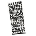 Sticko Large Black Marker Alphabet Stickers, 82 Piece
