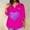 Hot Pink, variant on Up to 65% off!Women Summer Tops 2024 Plus Size Fashion Sexy Shirt V-Neck Casual Loose Long Sleeve Shirt Blouse Gift for Women On Sale