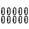 thumbnail image 4 of 10Pcs Chain Locking, 6mm Chain Quick Link Connector Black Paint Antirust., 4 of 7