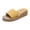 Yellow, variant on Rokment Women's Platform Wedges Dress Slippers for Indoor Outdoor Fashion Casual Beach Chunky Memory Foam High Heels Slip on Slides Sandals Black Size 5.5