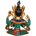 thumbnail image 2 of Exotic India Buddha Brass Statue, 2 of 2