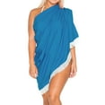 thumbnail image 3 of HAPPY BAY Women's Beach Bikini Swimwear Swim Cover up Wrap Summer Wraps Swimsuit Beachwear Sarong Coverups Skirts for Women One Size Olympic, Plain, 3 of 4