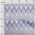 thumbnail image 1 of oneOone Georgette Viscose Fabric Chevron Ikat Fabric Prints By Yard 42 Inch Wide, 1 of 4
