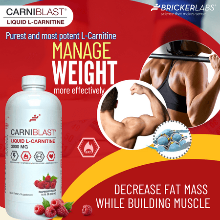 Bricker Labs - Carniblast 3000 mg Raspberry 16 oz