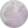 thumbnail image 2 of Addison Rugs Mayfield Premium Machine Washable Transitional Abstract Lavender Round Rug, 8' x 8', 2 of 6
