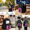 thumbnail image 2 of Kuiaobaty Cat Paw Print Backpack and Lunch Bag Set for Girls Stars Moon Print Backpack with Pencil Case Portable Lunch Box and Water Bottle Sleeve for School, 2 of 7