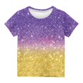 thumbnail image 4 of Nskgu Girls Casual Short Sleeve T Shirts Printed Tee Blouse Kids Loose Tunic Tops Summer Tops for Kids Size 3-12 Years under $10, 4 of 4