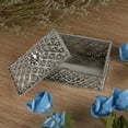thumbnail image 3 of Lojalitet 12PCS Cajas de Dulces con Forma de Cofre del Tesoro Cuadrado Favor de Boda Fiesta Contenedor de Regalo de Dulces de plástico HuecoPlata, 3 of 8